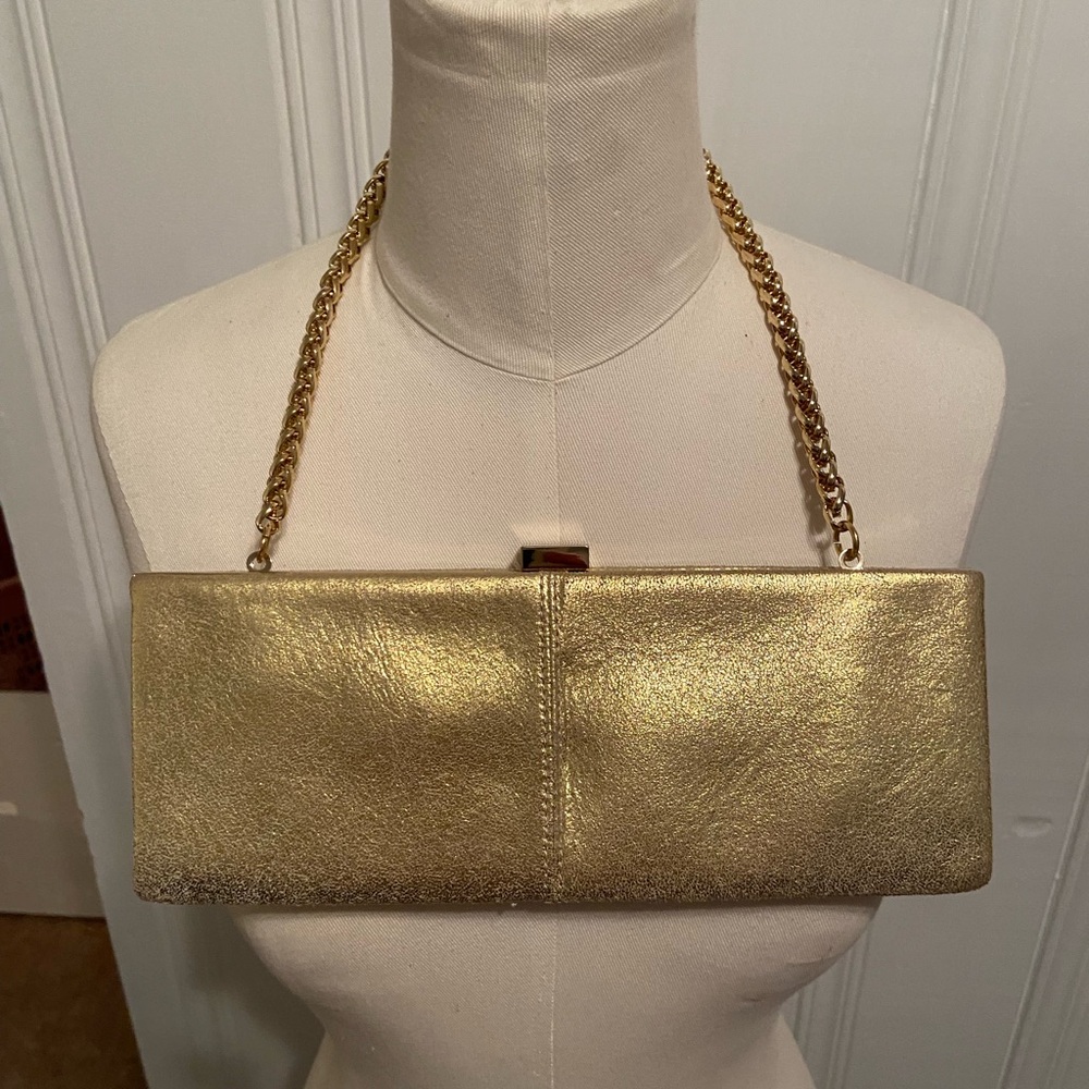 Gold Chain Clutch Bag